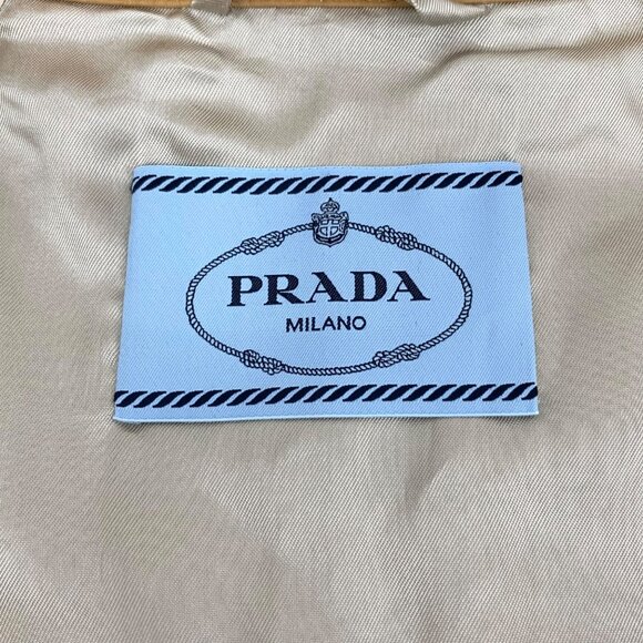 Prada 2024 Brown cotton trench coat - Picture 6 of 9